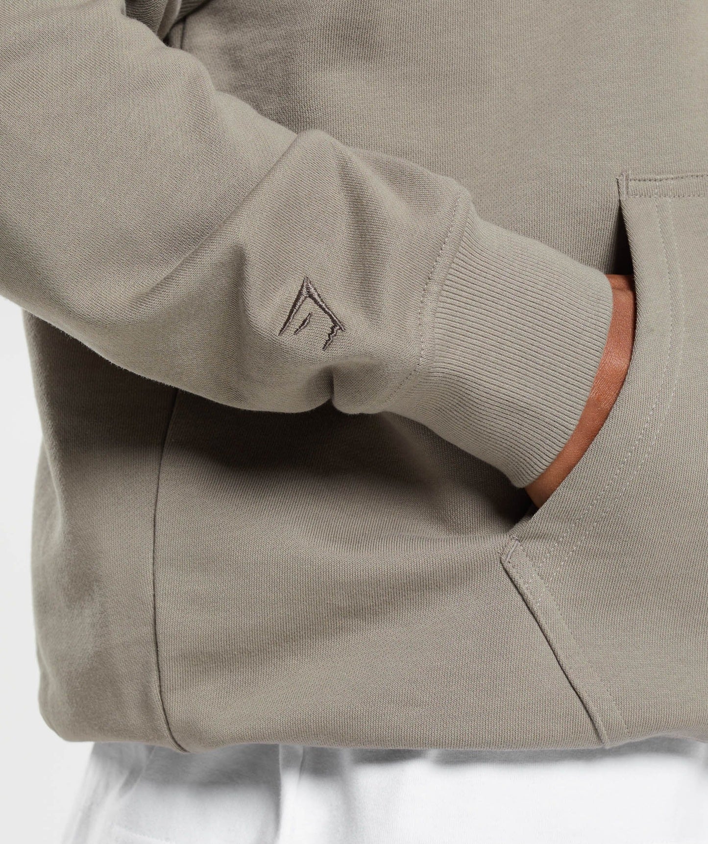 Gymshark Rest Day Essentials Hoodie - Linen Brown