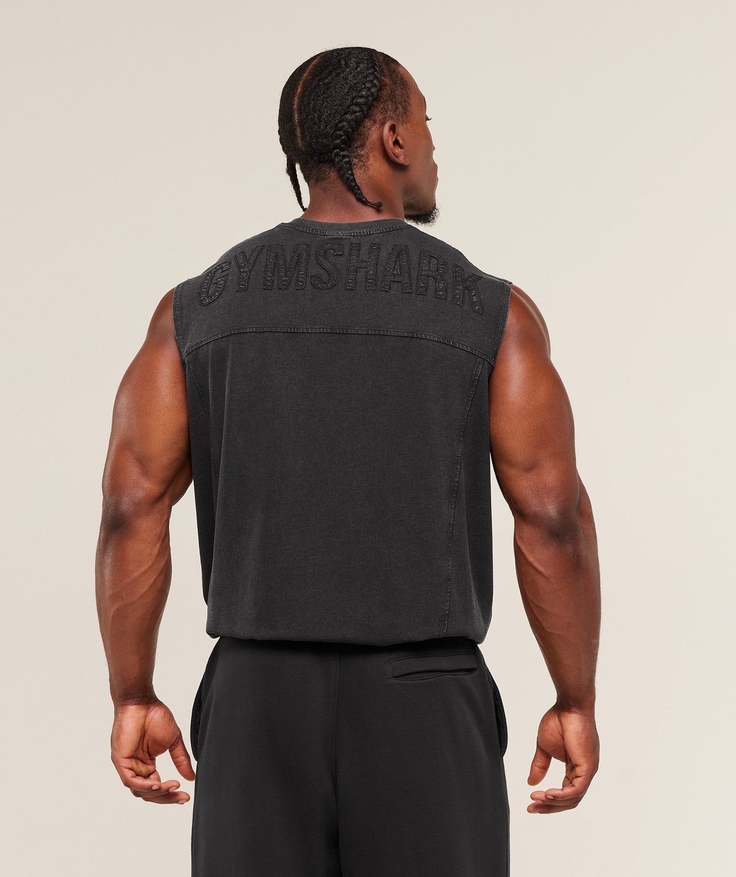 Gymshark Power Washed Tank - GS Black