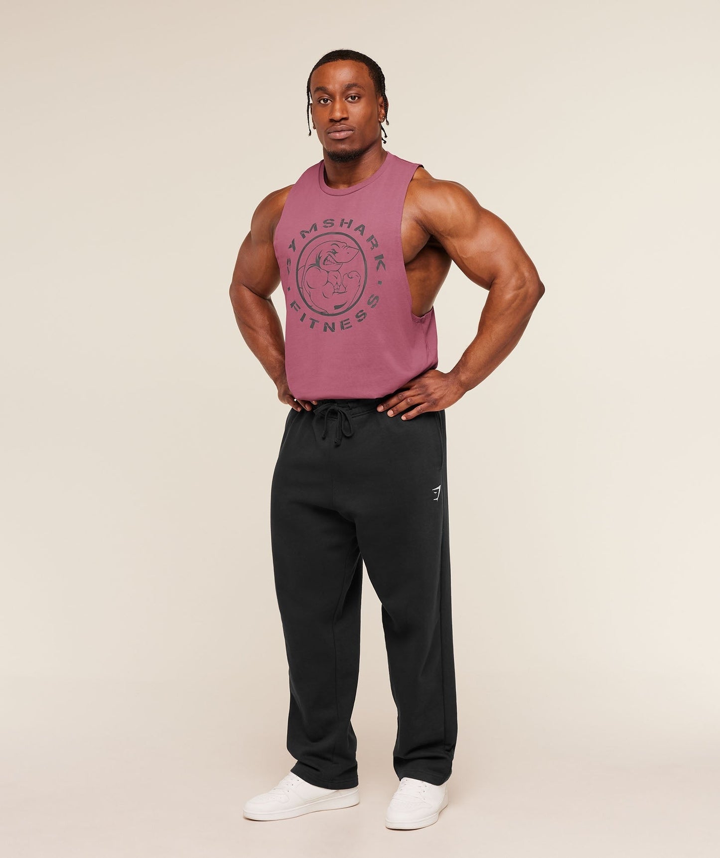 Gymshark Legacy Drop Arm Tank - Reset Pink