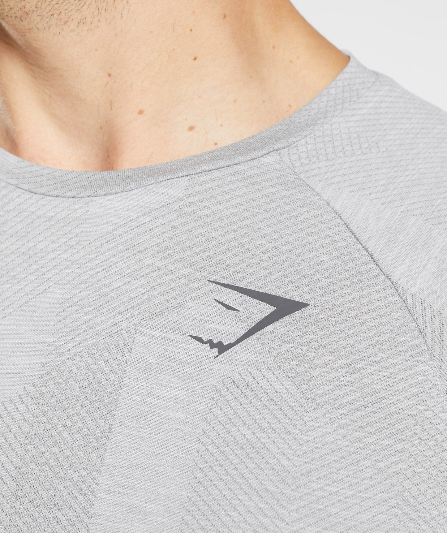 Gymshark Apex Long Sleeve T-Shirt - Light Grey/Smokey Grey
