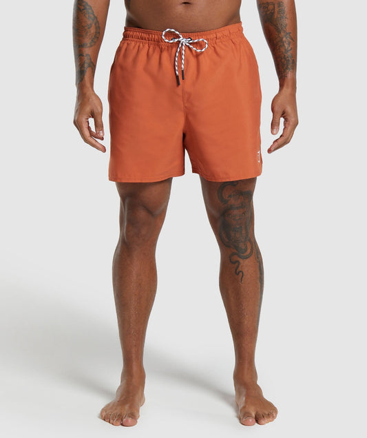 Gymshark 5" Swim Shorts - Muted Orange