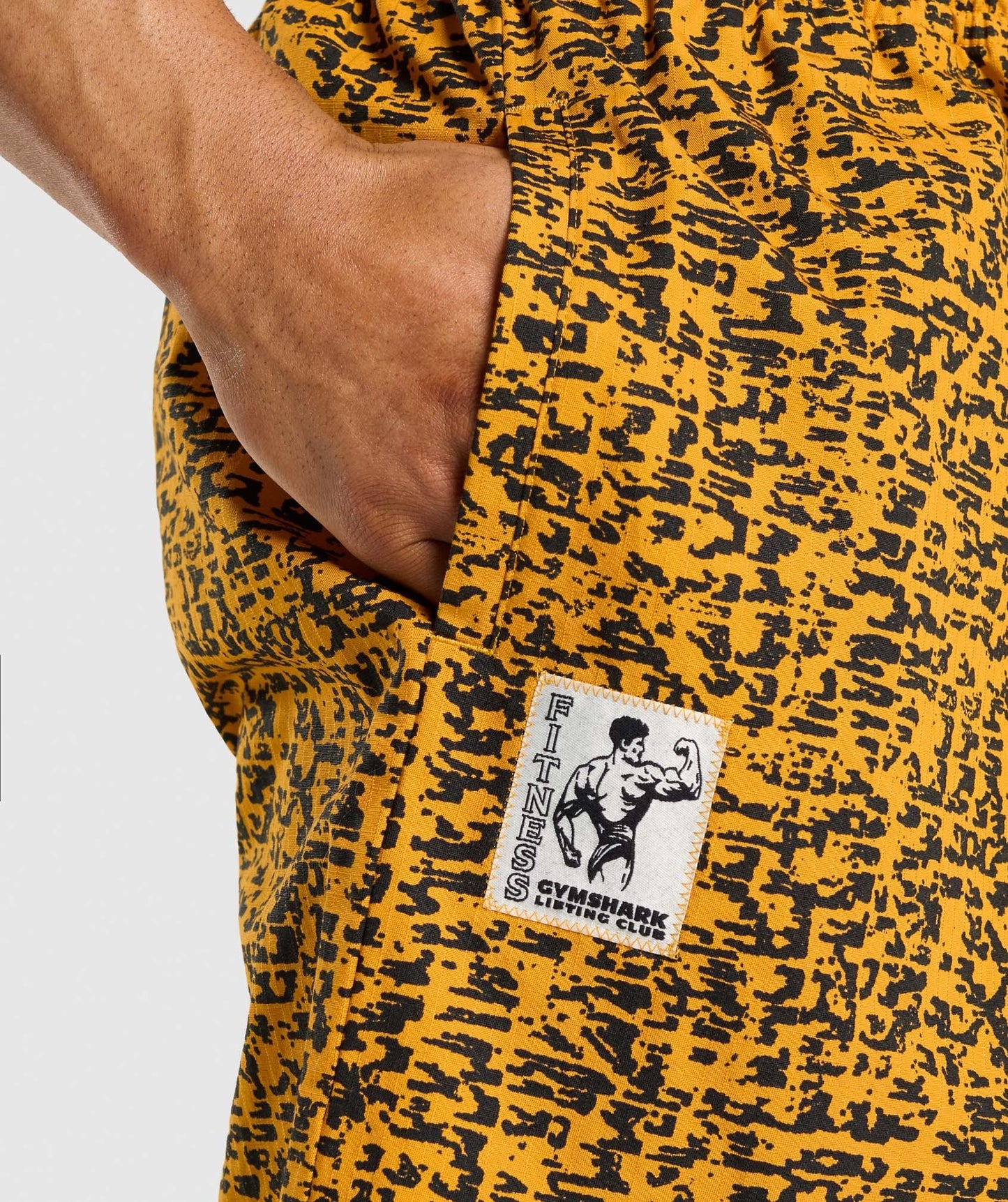 Gymshark Printed Pumper Pants - Burnt Yellow