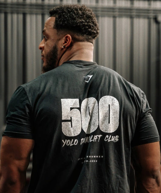 Gymshark 500KG T-Shirt - Black