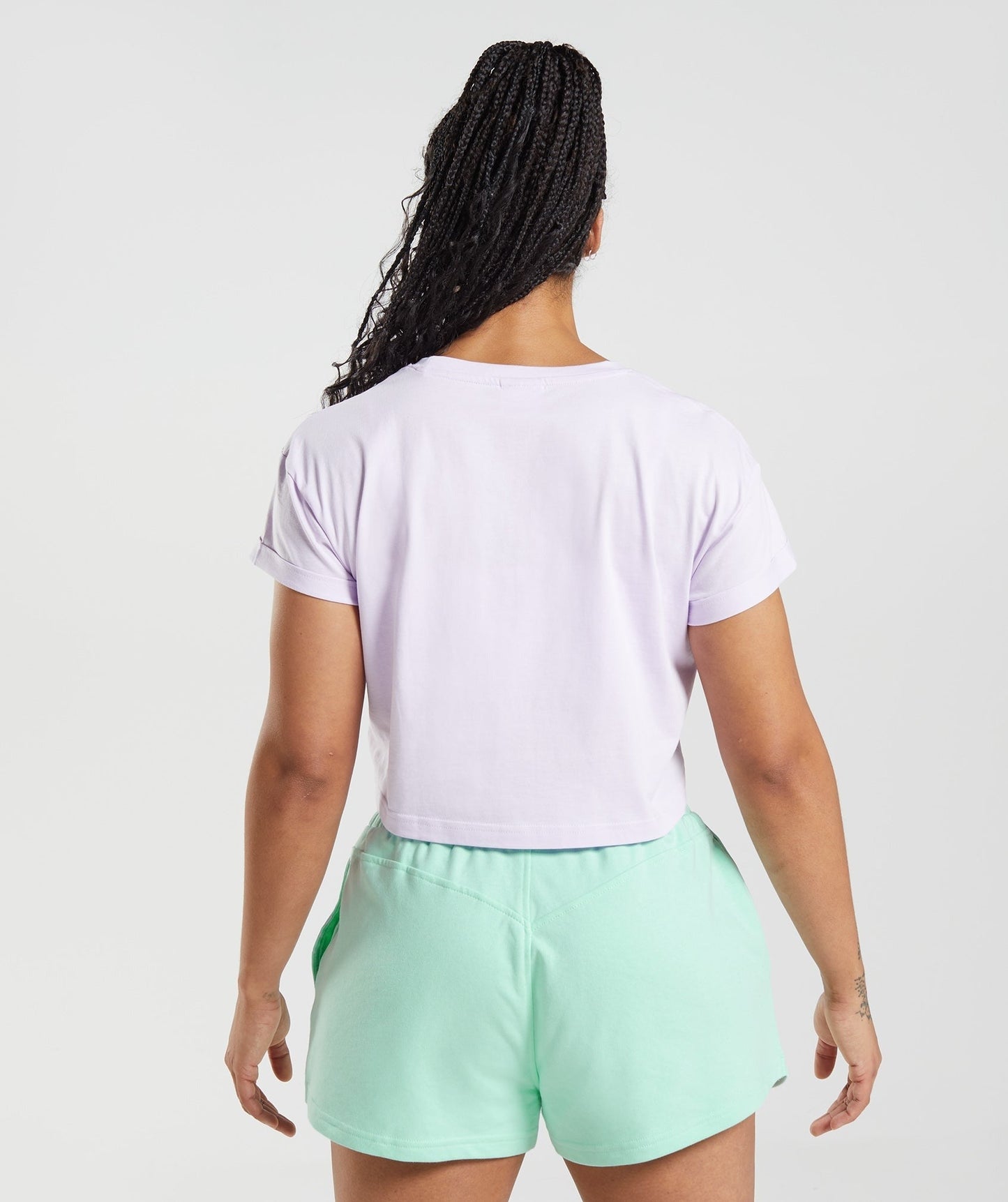 Gymshark Legacy Crop Top - Faded Lilac