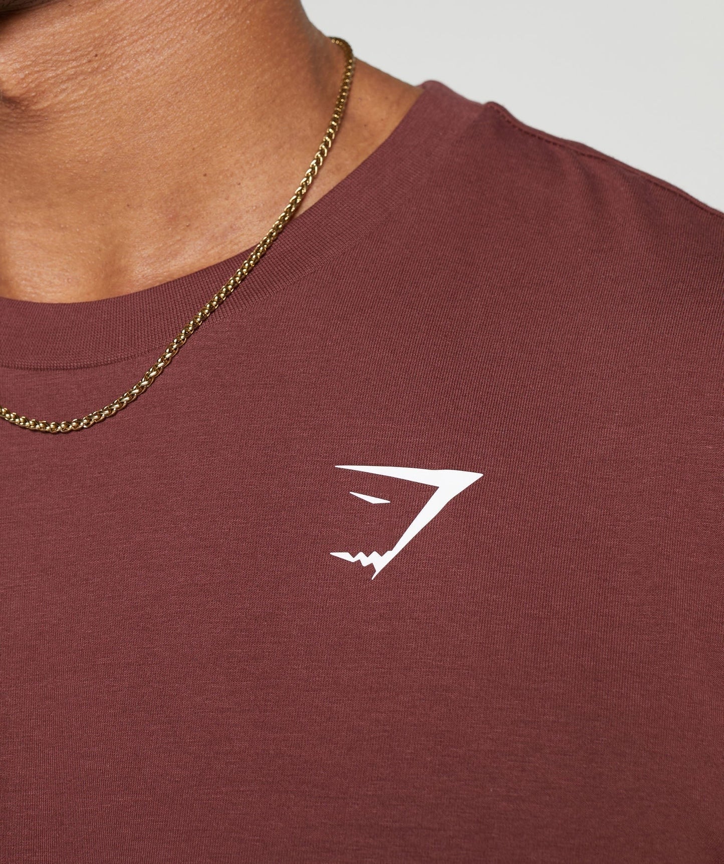 Gymshark Essential Oversized T-Shirt - Burgundy Brown