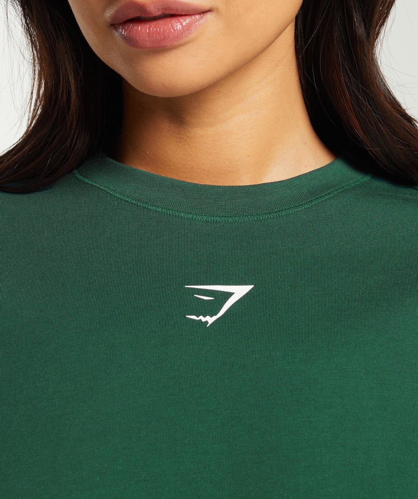 Gymshark Fraction Long Sleeve T-Shirt - Conditioning Green