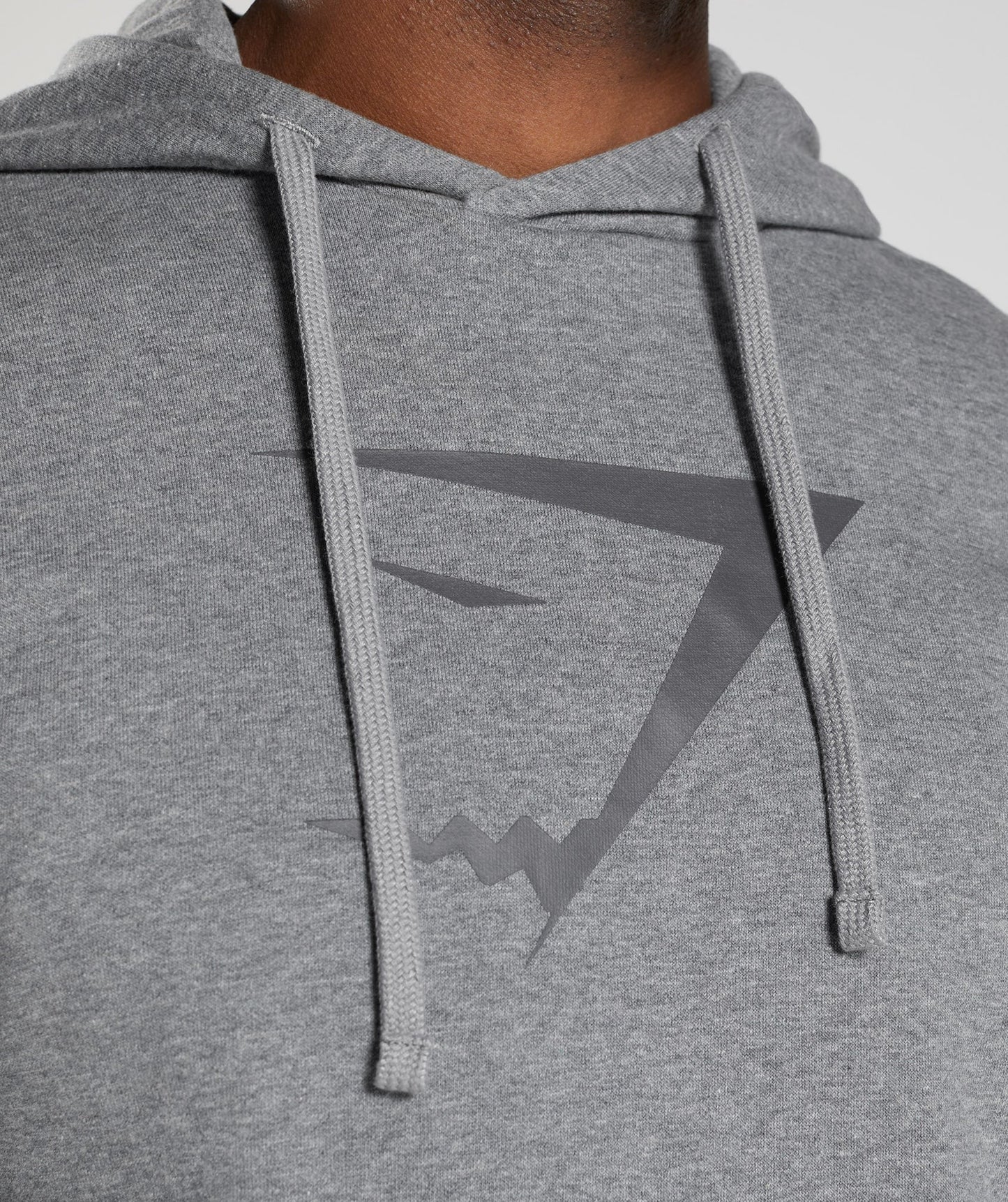 Gymshark Sharkhead Infill Hoodie - Charcoal Grey Marl