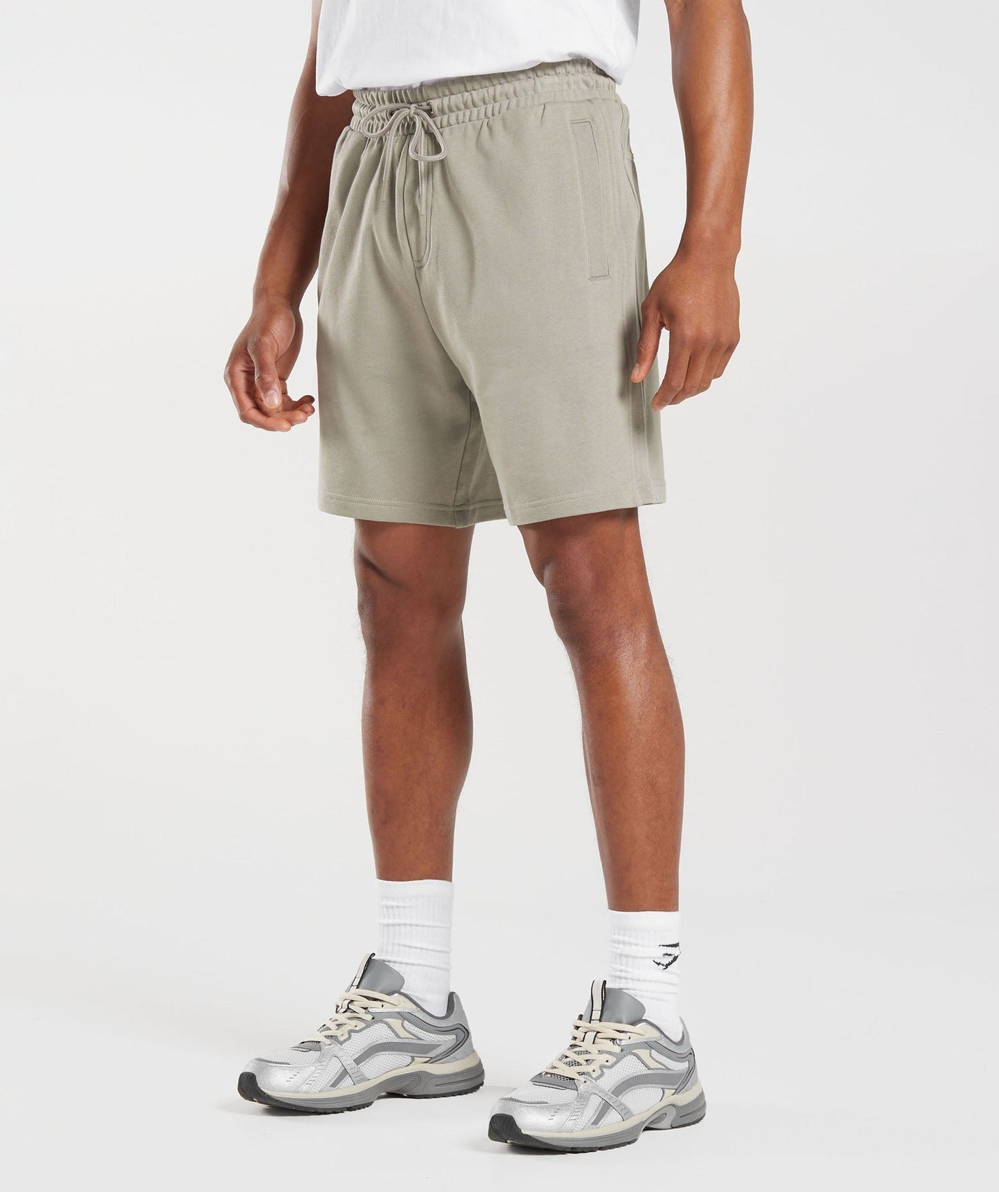 Gymshark Rest Day Essentials 7" Shorts - Ecru Brown
