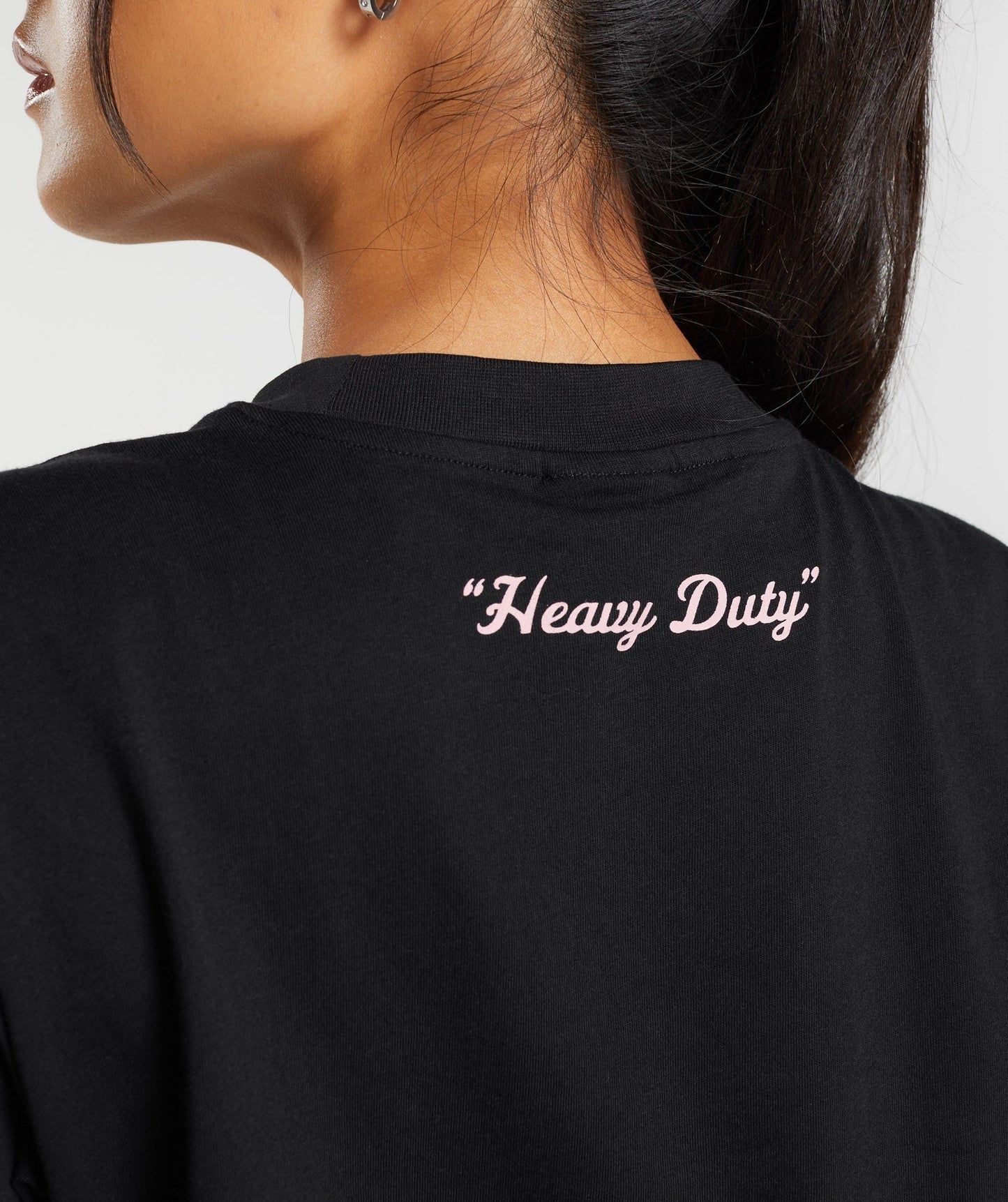 Gymshark Heavy Duty Oversized T-Shirt - Black