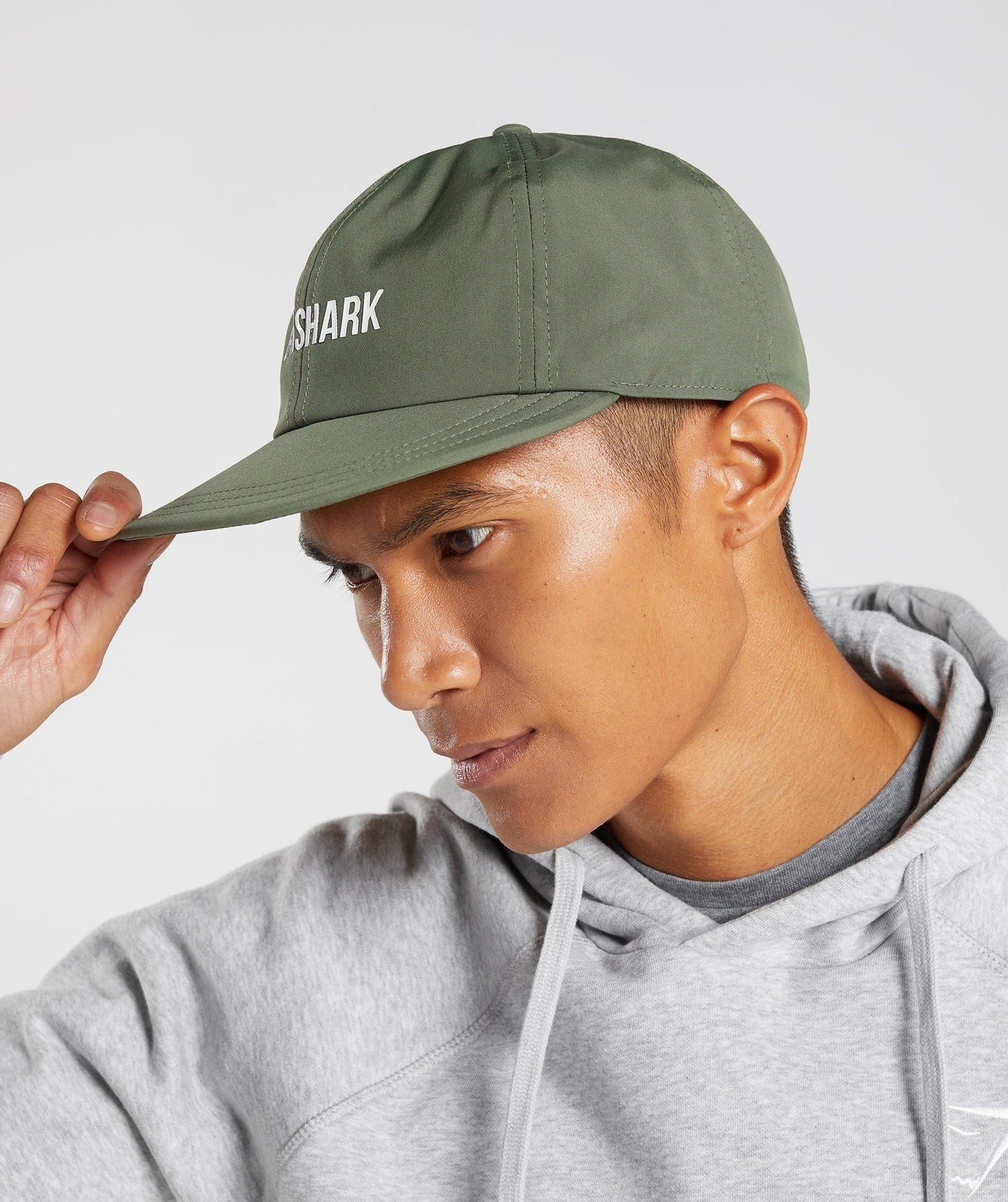 Gymshark Flat Peak Cap - Core Olive