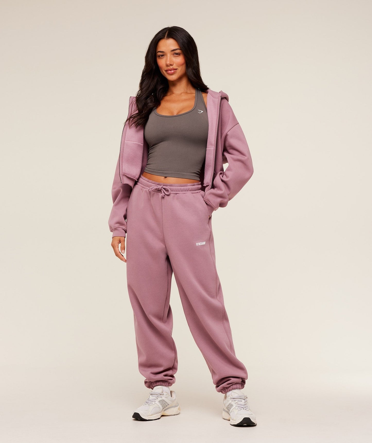 Gymshark Cosy Luxe Cuffed Joggers - Calm Pink