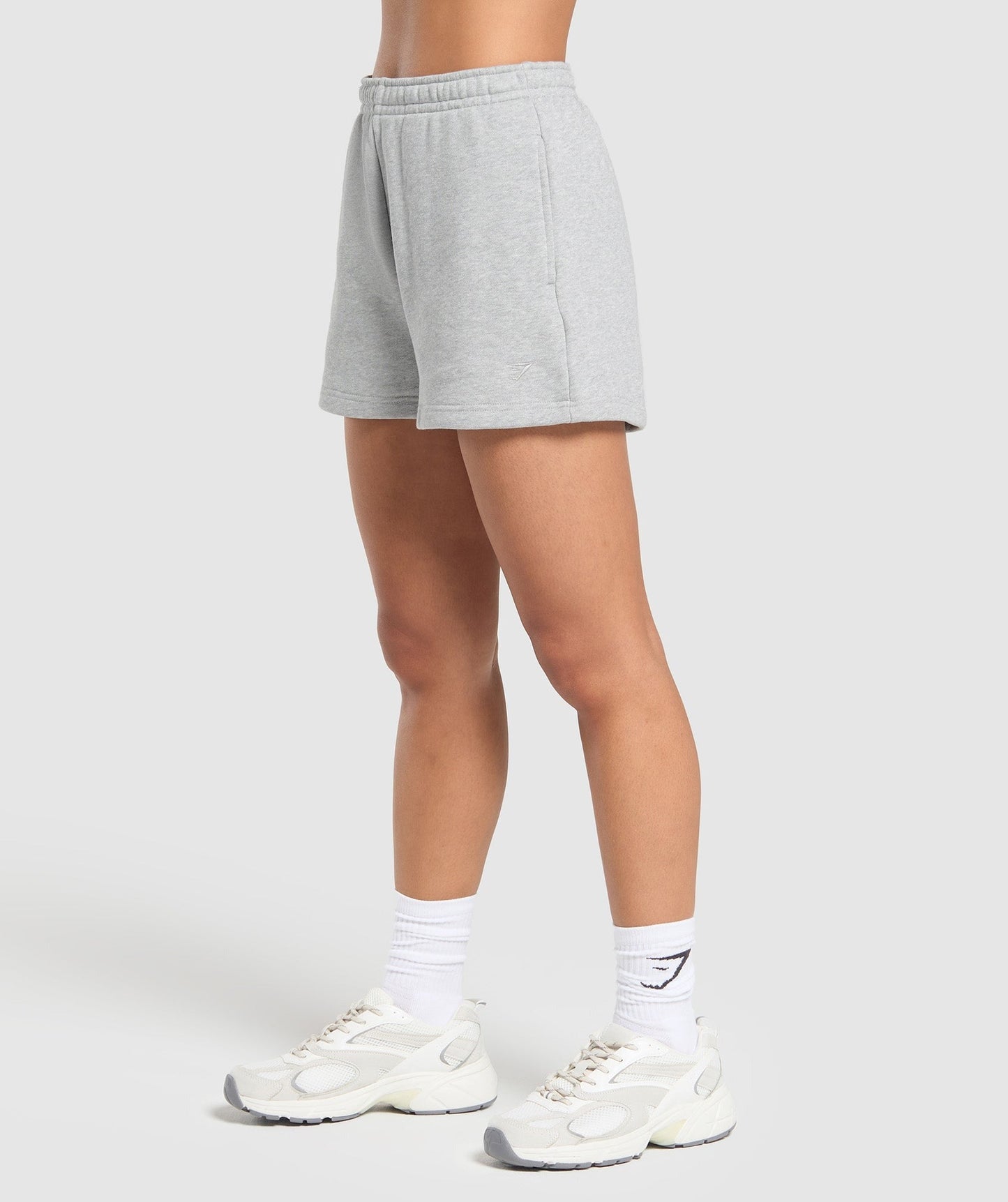 Gymshark Rest Day Sweats 2.0 Shorts - Light Grey Core Marl