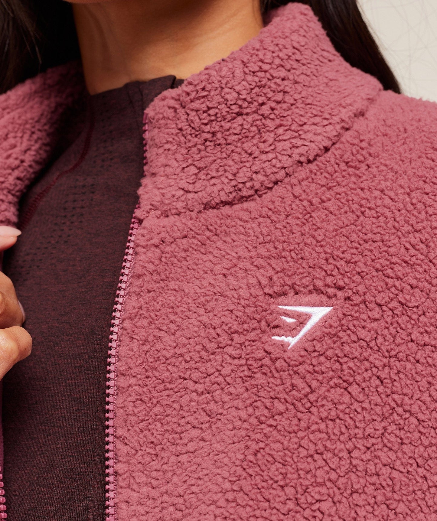 Gymshark Sherpa Jacket - Reset Pink