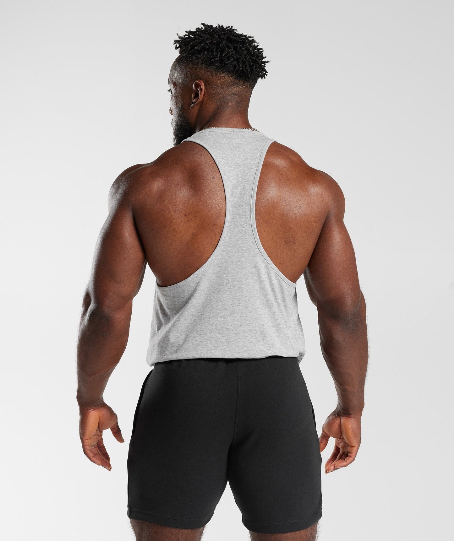 Gymshark Critical 2.0 Stringer - Light Grey Marl