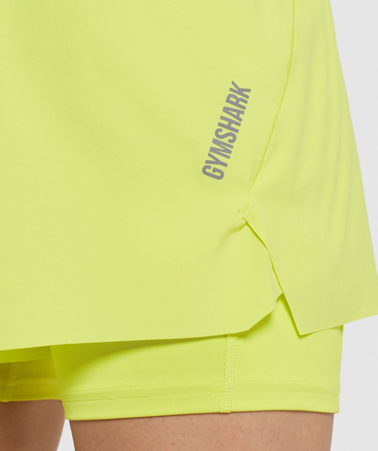 Gymshark Speed 5" 2 in 1 Shorts - Yellow