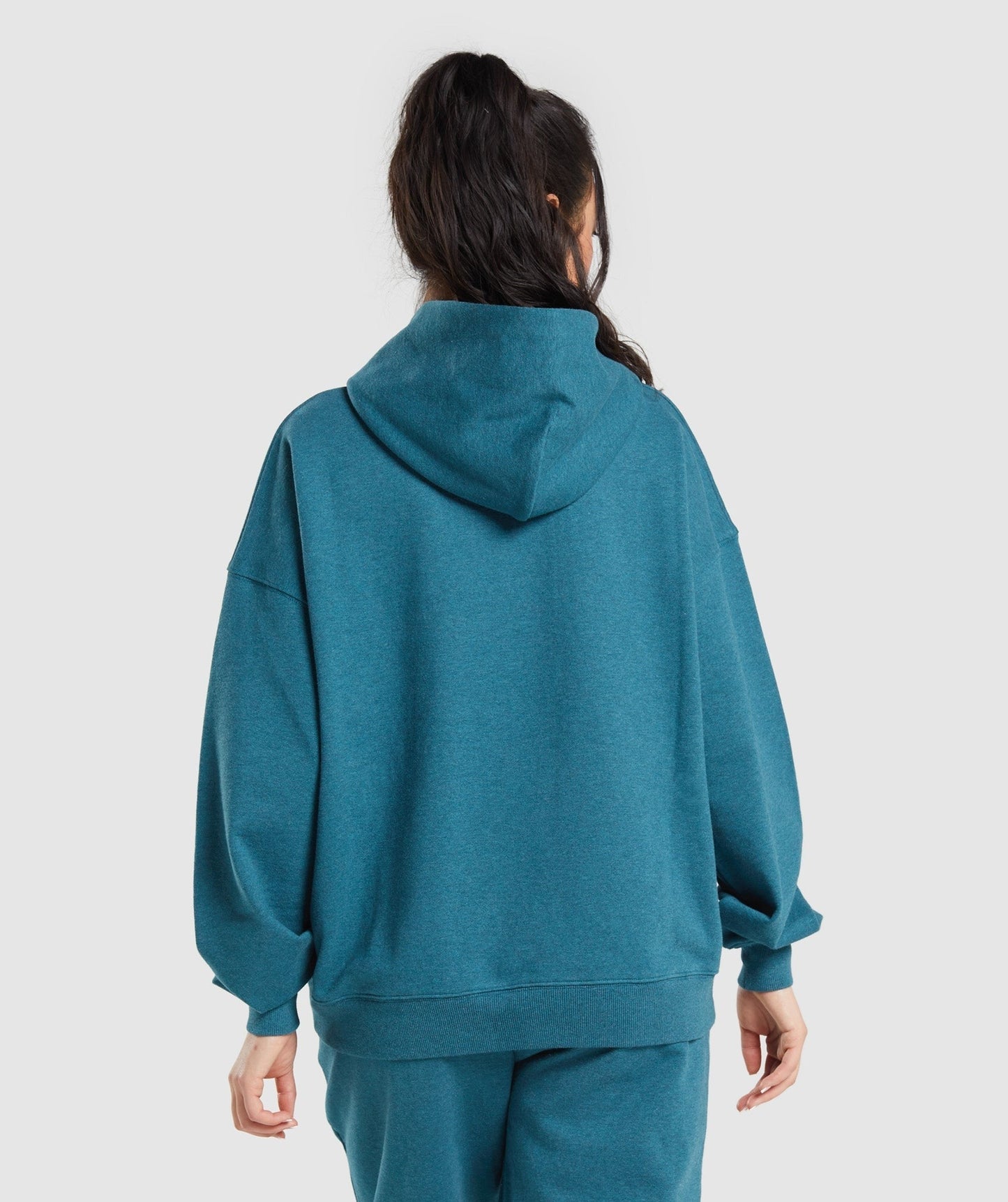 Gymshark Rest Day Sweats Hoodie - Steel Blue Marl