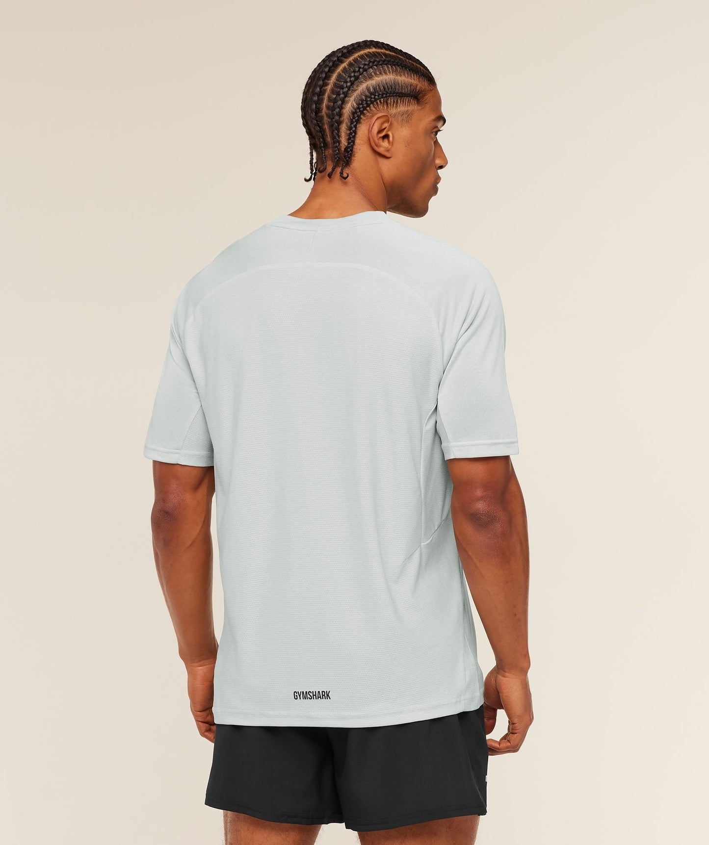 Gymshark Weekend T-Shirt - Light Grey/White