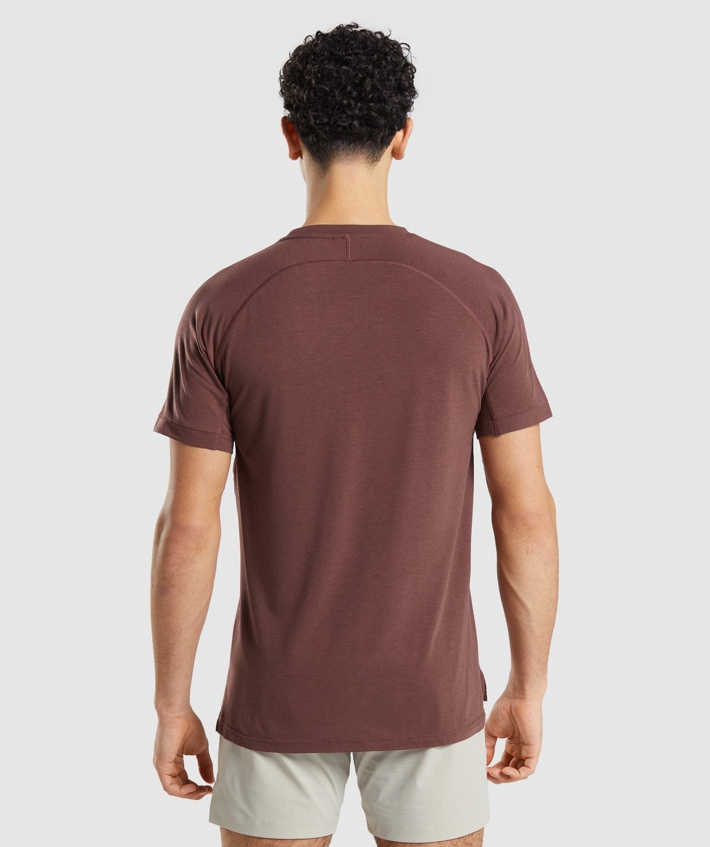 Gymshark Studio Amplify T-Shirt - Cherry Brown