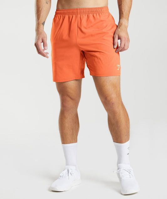 Gymshark Arrival 7" Shorts - Papaya Orange