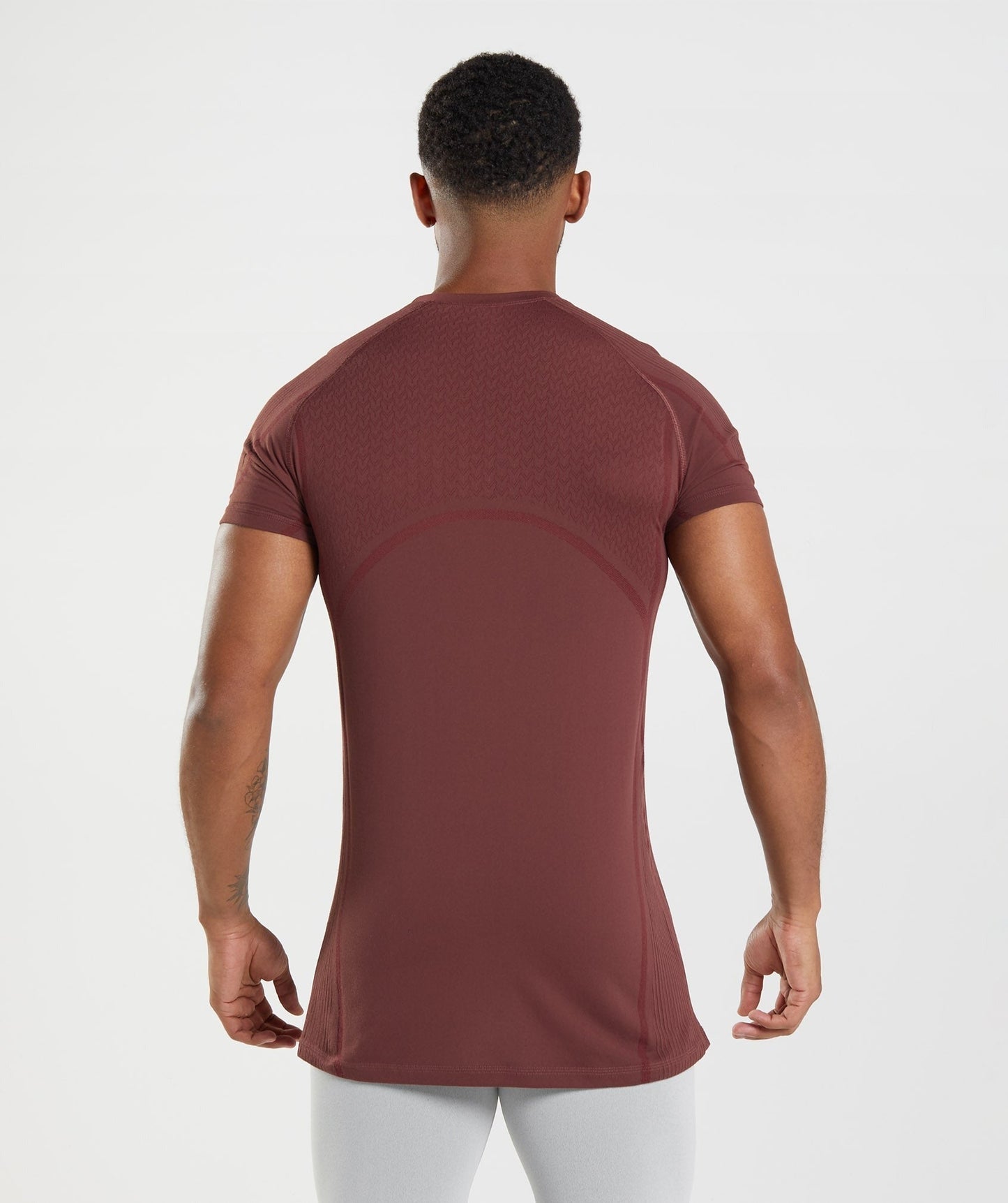 Gymshark 315 Seamless T-Shirt - Cherry Brown