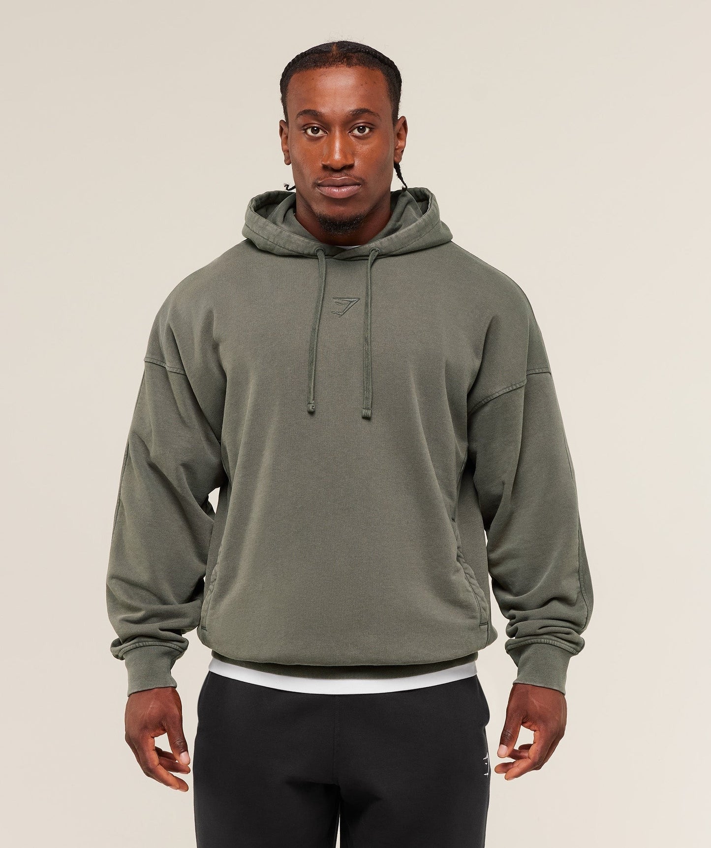 Gymshark Power Washed Hoodie - GS Strength Green