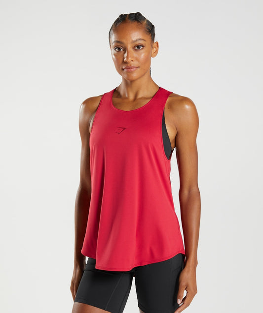 Gymshark Training Brandmark Tank - Salsa Red