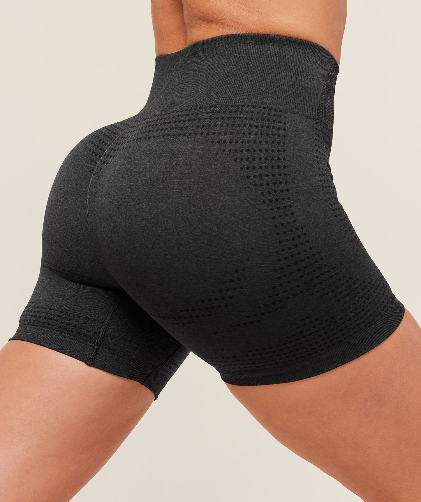 Gymshark Vital Seamless Shorts - Black Marl