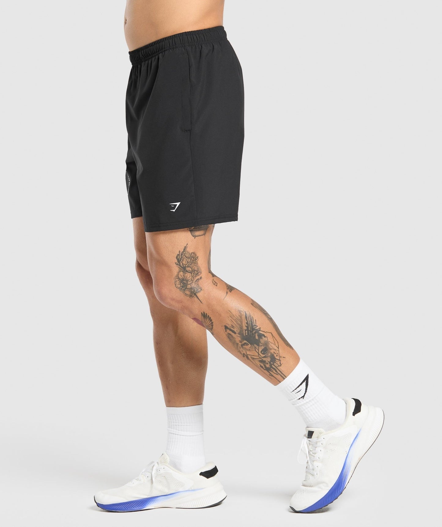 Gymshark Keep Showing Up 7" Shorts - Black