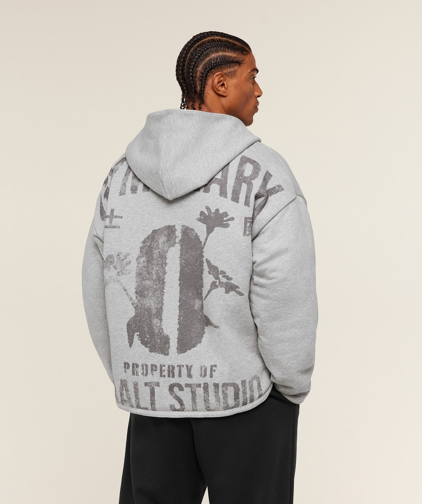 Gymshark x Saalt Studios Jacket - GS Utility Green/GUILLE Core Grey Marl