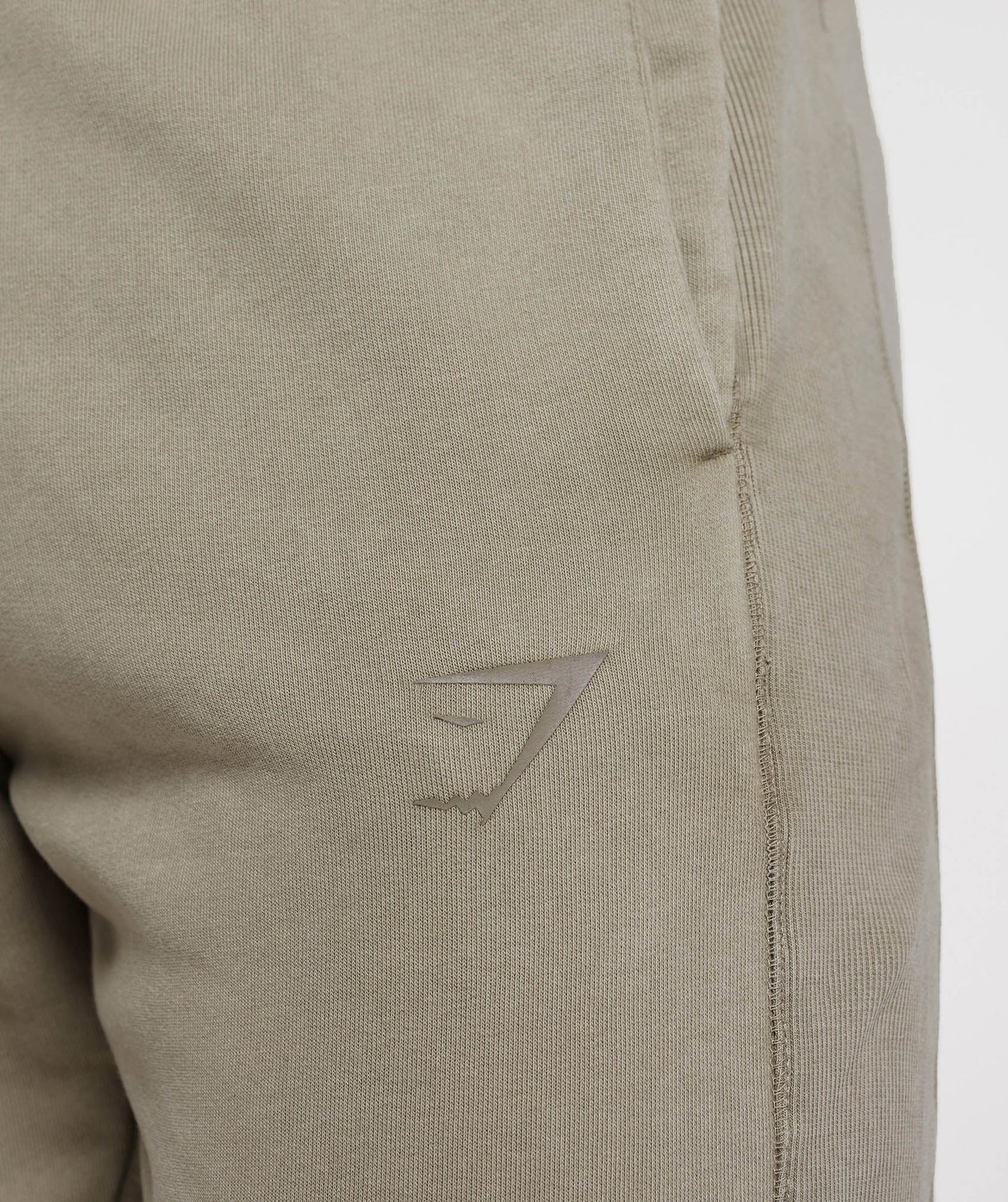 Gymshark Power Washed Joggers - Ecru Brown