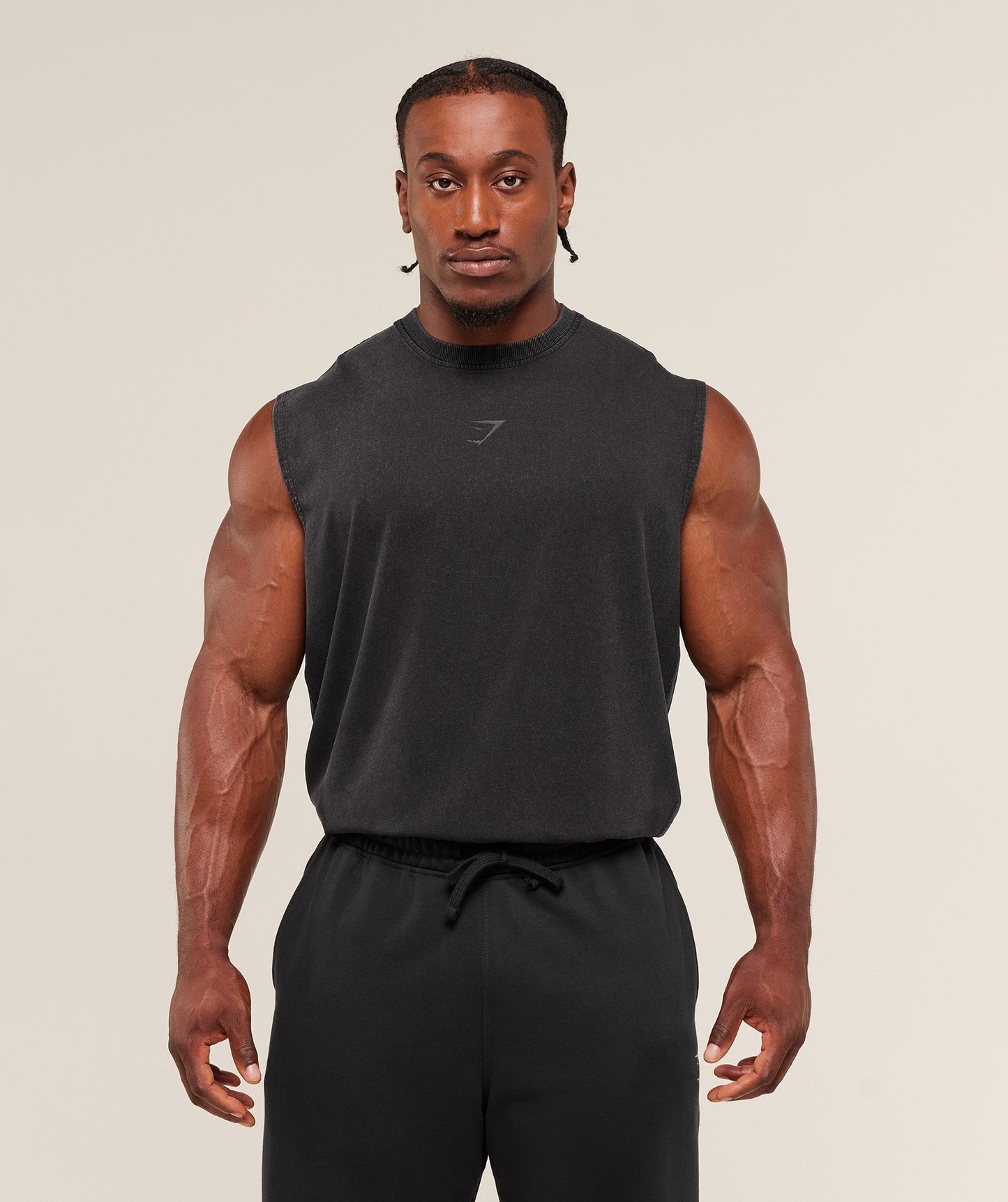 Gymshark Power Washed Tank - GS Black