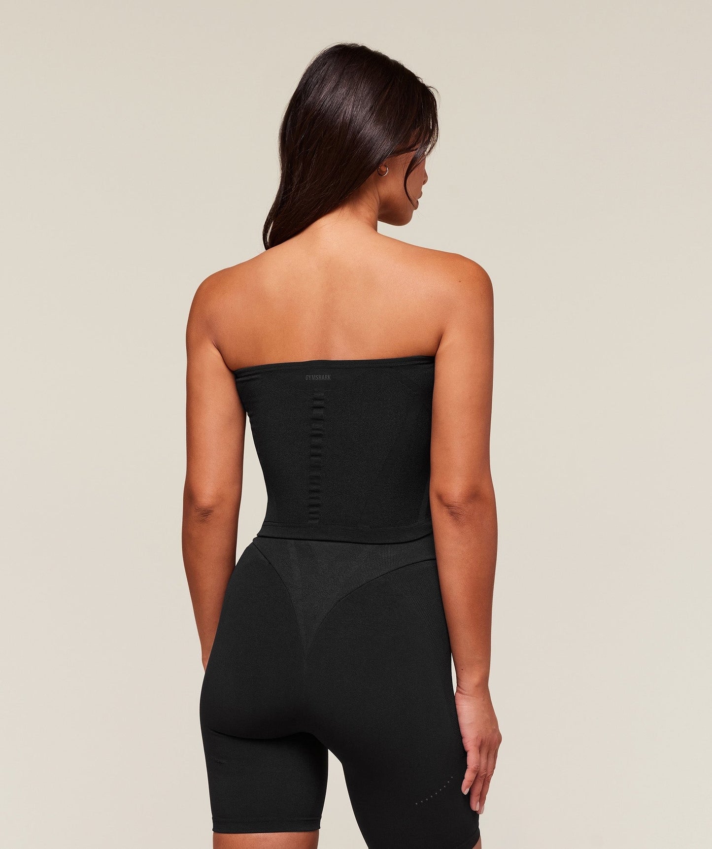 Gymshark everywear Warp Knit Tube Top - Black