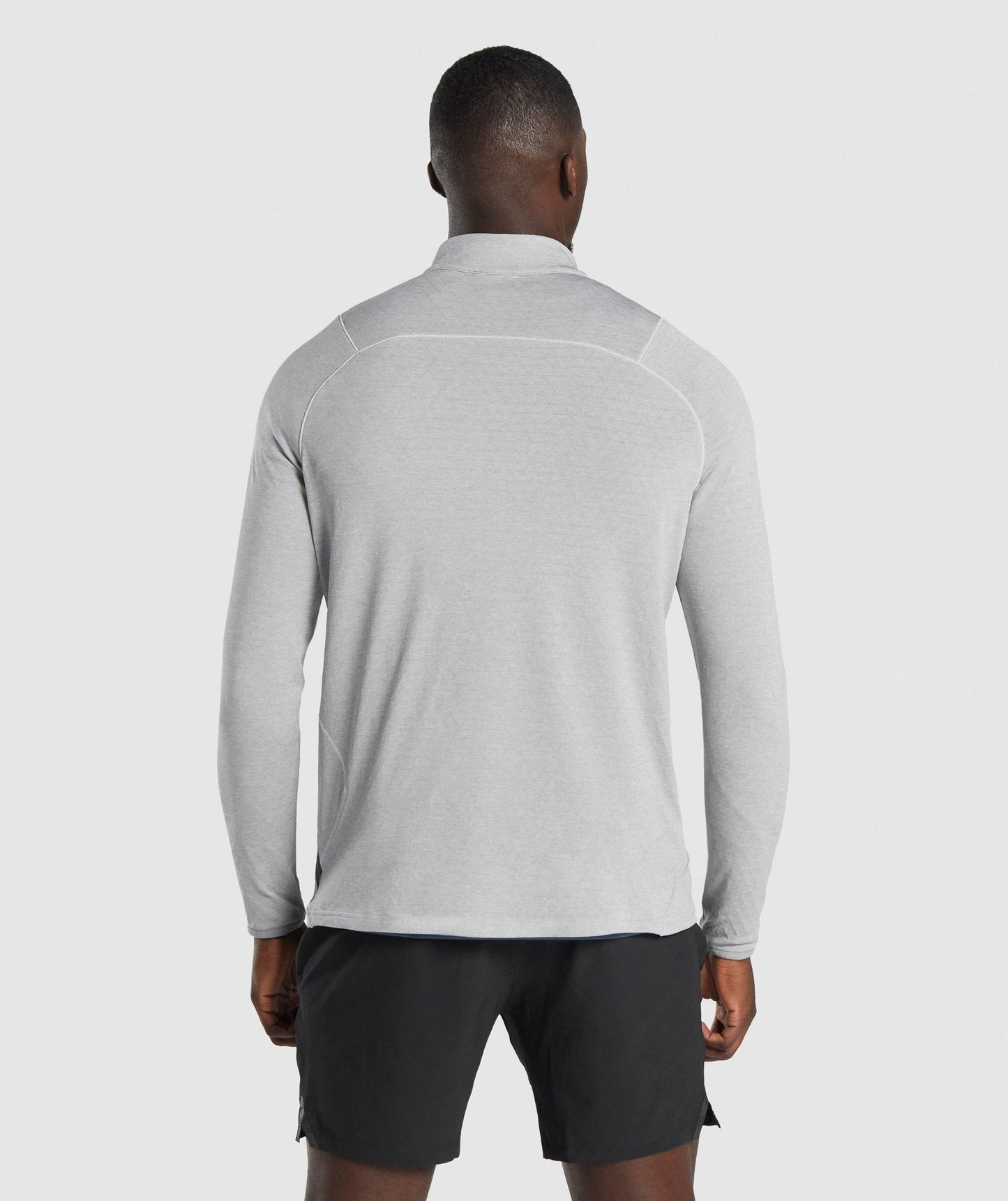 Gymshark Apex 1/4 Zip Pullover - Light Grey