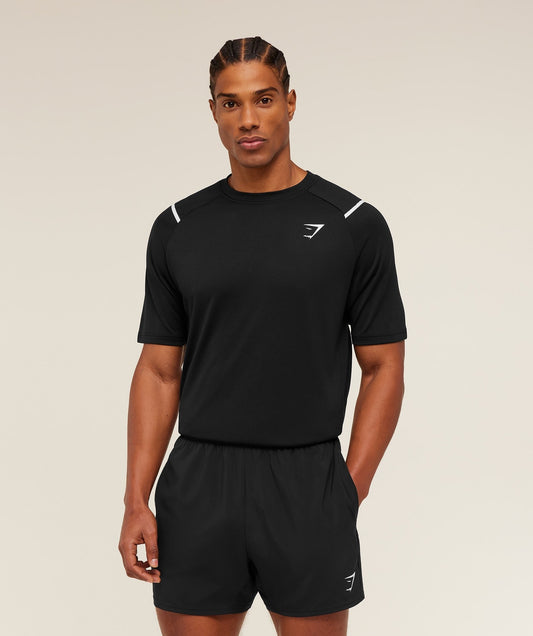 Gymshark Arrival Contrast T-Shirt - Black