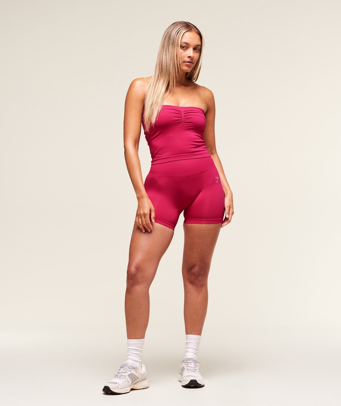 Gymshark Everyday Seamless Midi Tube Top - Build Pink