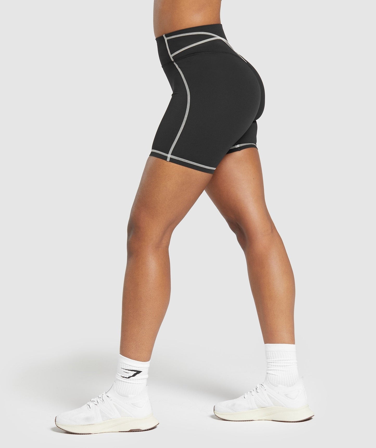Gymshark Stitch Feature Shorts - Black