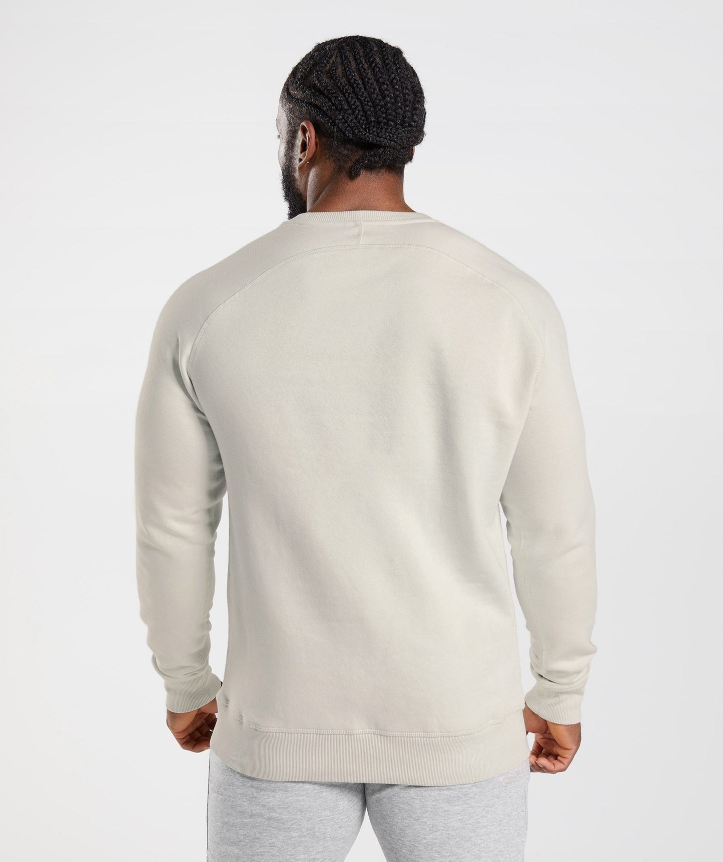 Gymshark Crest Sweatshirt - Pebble Grey