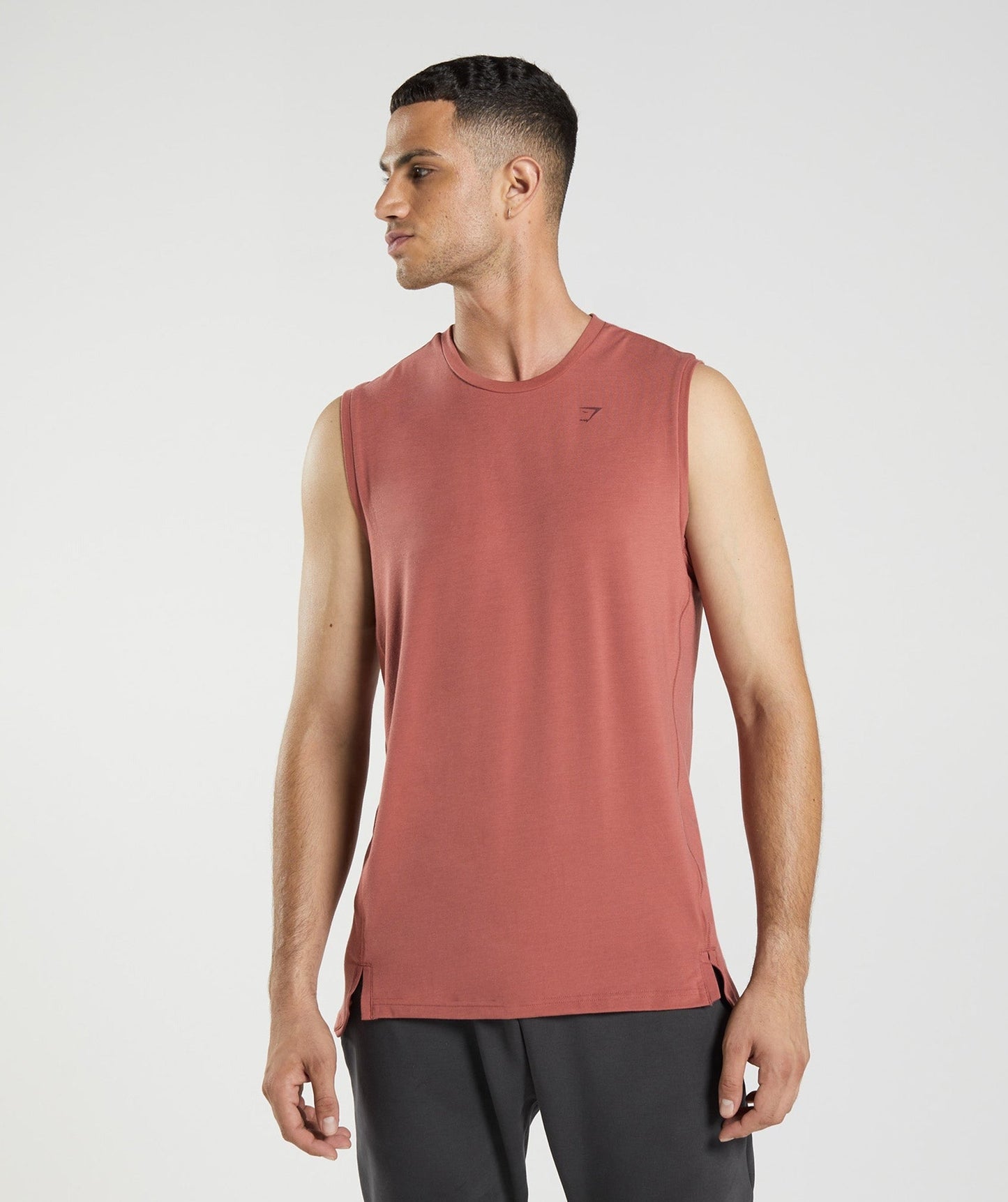 Gymshark Studio Breath Tank - Rose Brown