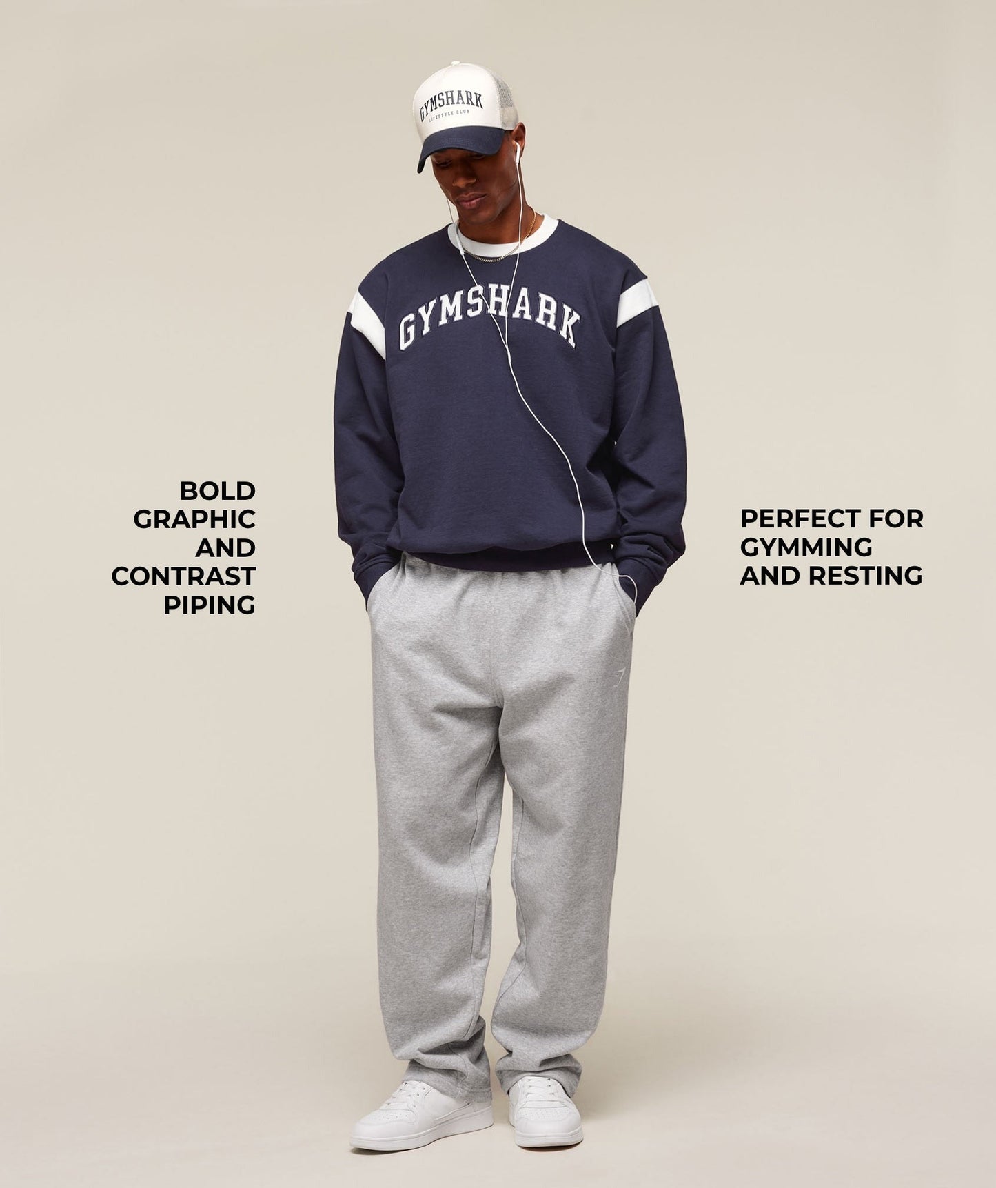 Gymshark GSLC Crew - Heavy Blue
