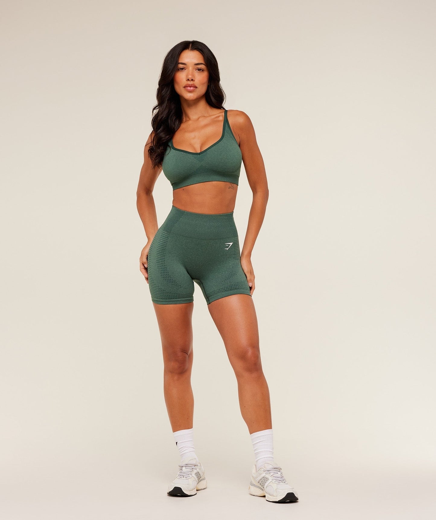 Gymshark Vital Sports Bra - Obsidian Green Marl