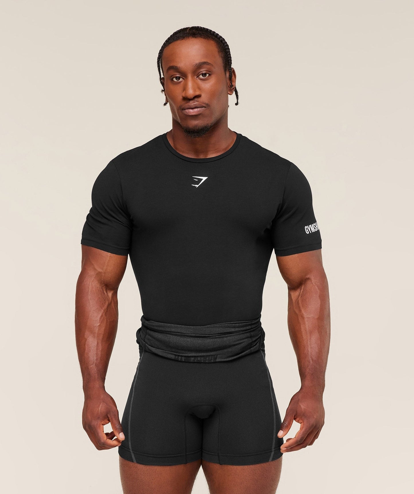 Gymshark Singlet T-Shirt - Black