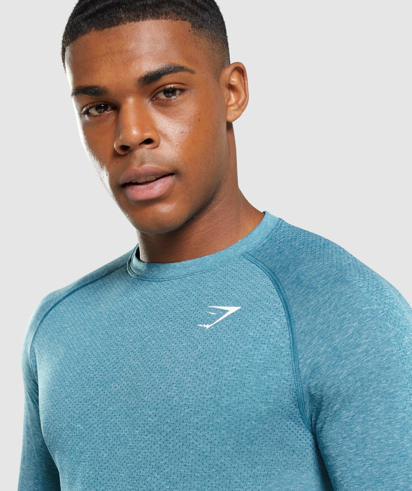 Gymshark Vital Light Long Sleeve T-Shirt - Tahoe Teal Marl