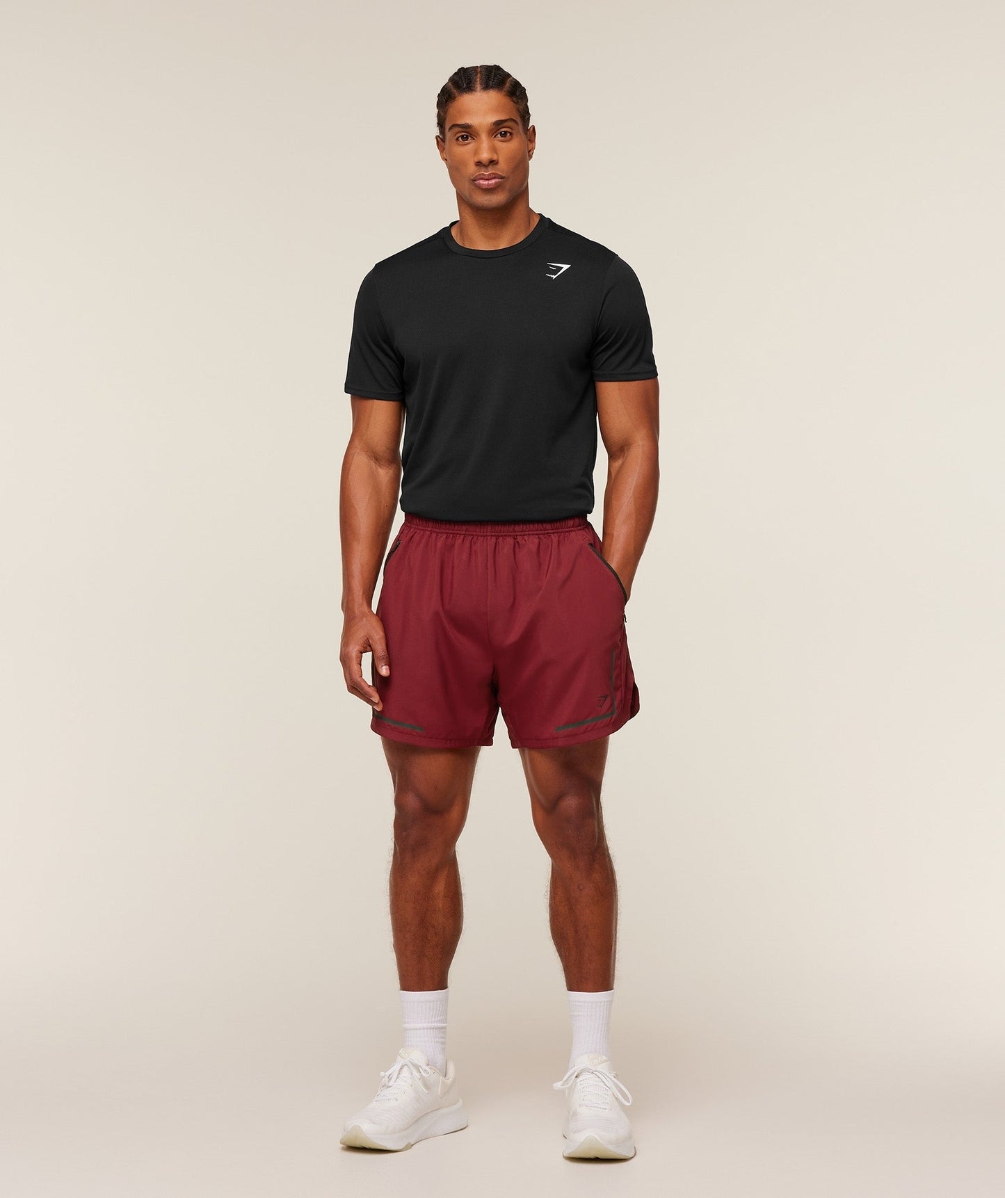 Gymshark Movement Sport 5" Shorts - Sets Red