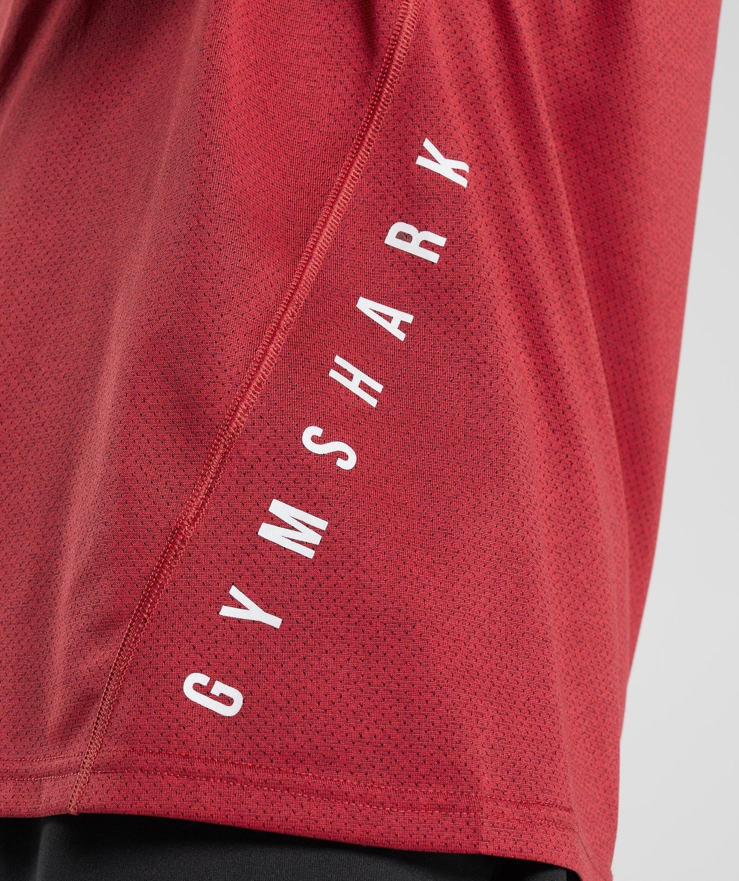 Gymshark Sport T-Shirt - Salsa Red/Black Marl