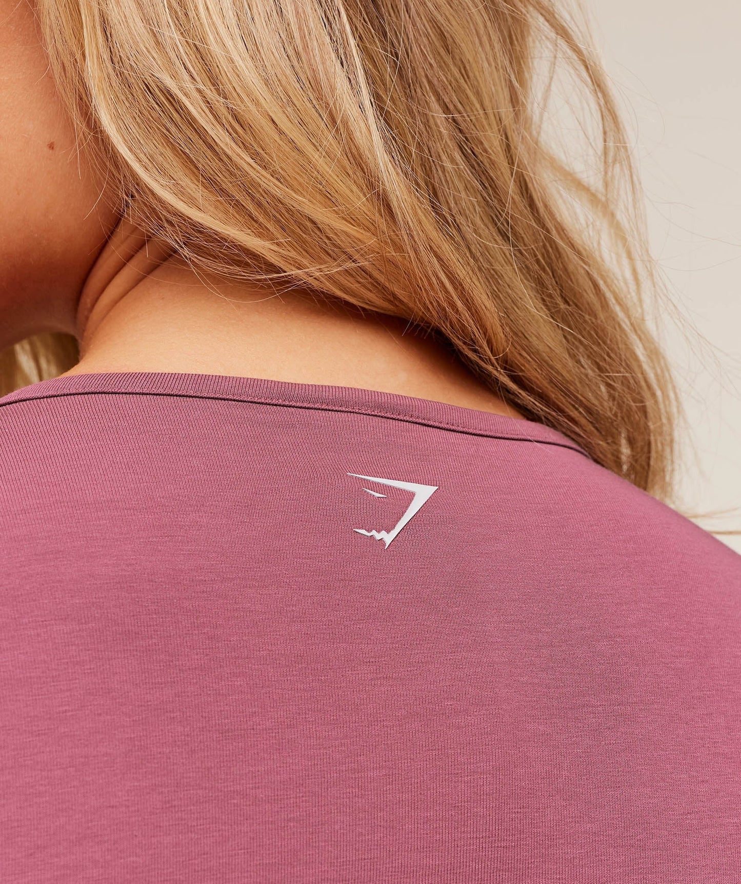 Gymshark All Seasons Graphic Long Sleeve Baby Tee - Reset Pink