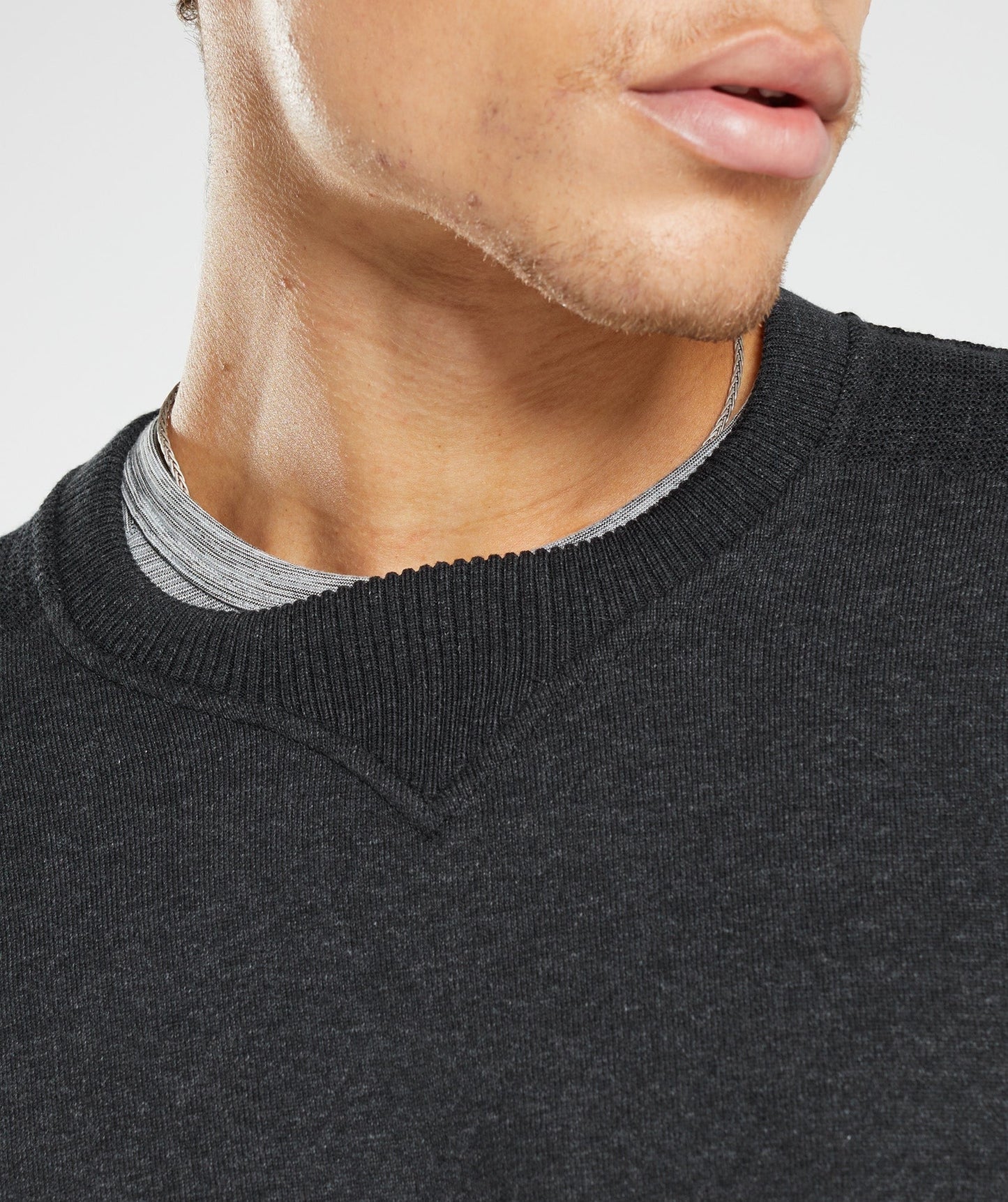 Gymshark Retake Crew - Black Marl