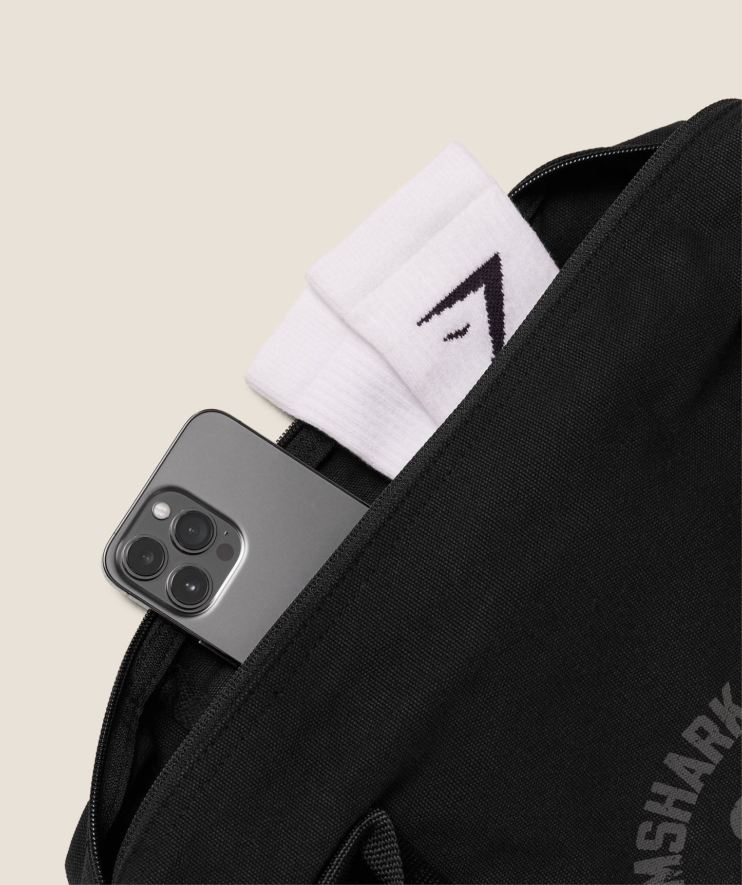 Gymshark Strength Dept Canvas Duffle Bag - Black