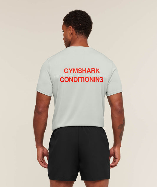 Gymshark Conditioning T-Shirt - Light Grey