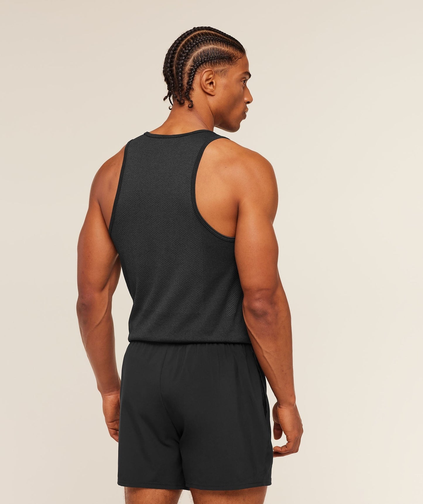 Gymshark Vital Tank - Black/Silhouette Grey