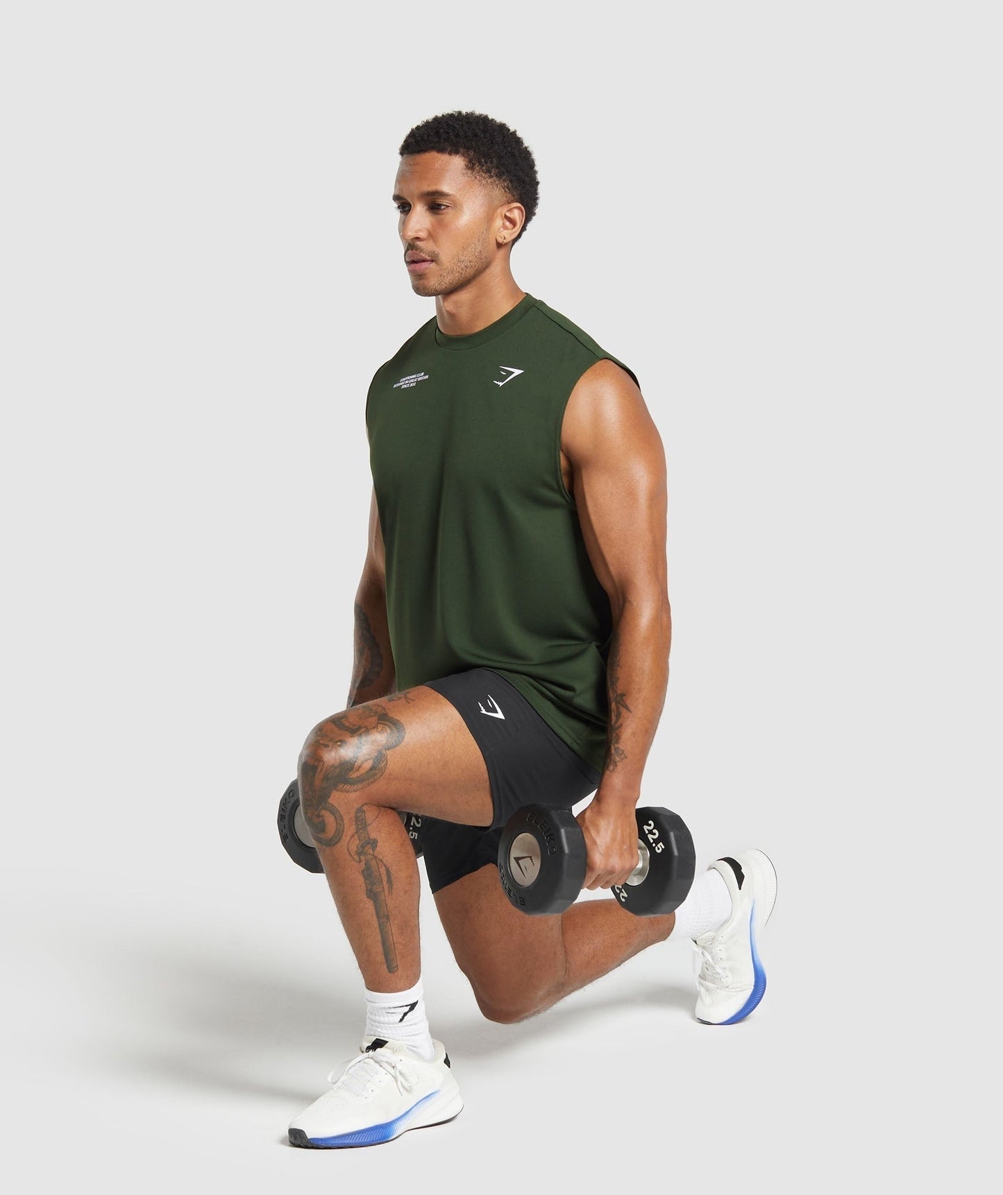 Gymshark Conditioning Club Tank - Trail Green